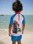 Marvel Rash Vest and Swim Shorts Set