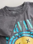 Nirvana Grey Short Sleeve Band Graphic T-Shirt