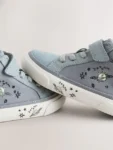Grey Rocket Touch Fastening Elastic Lace Hi Top Trainers