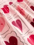 Pink Hearts Long Sleeve Jersey Dress