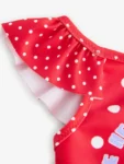 Cath Kidston Red Polka Dot Flower Cath Kidston Frill Swimsuit