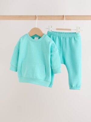 Green Sweat Top and Joggers Baby Set
