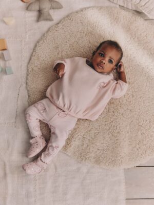 Pink Milk Club Baby Sweatshirt and Leggings 2 Piece Set