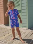 Cobalt Blue Bunny Sunsafe Swimsuit
