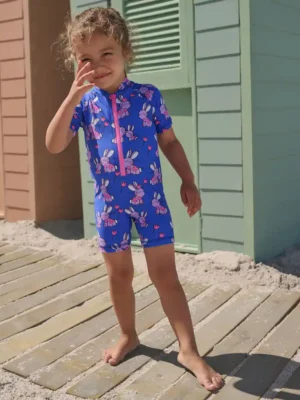 Cobalt Blue Bunny Sunsafe Swimsuit
