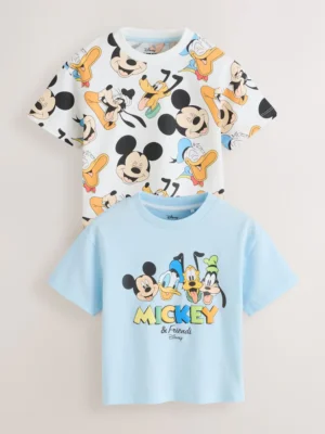 Multi Mickey Mouse Short Sleeve T-Shirt