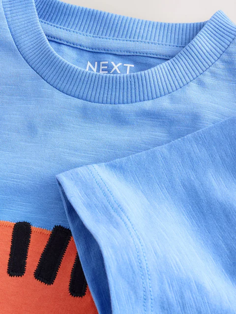 Blue Tiger Short Sleeve Interactive T-Shirt