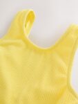 Yellow Crinkle Swimsuit