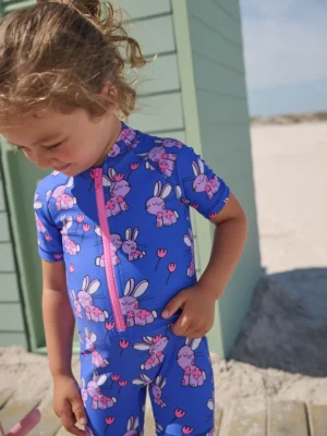 Cobalt Blue Bunny Sunsafe Swimsuit