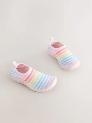 Multi Stripe Swim Socks