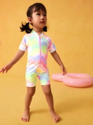 Rainbow Wave Sunsafe Swimsuit