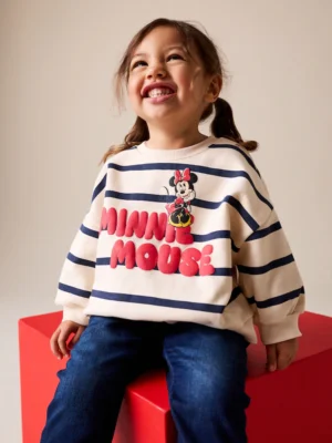 Cream Minnie Mouse Sweatshirt