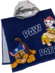 Vanilla Underground Blue Paw Patrol Character Towel 100% Cotton Poncho