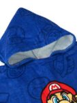 Character Blue Super Mario 100% Cotton Towel Poncho