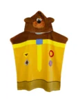 Vanilla Underground Yellow Hey Duggee 100% Cotton Character Towel Poncho