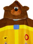 Vanilla Underground Yellow Hey Duggee 100% Cotton Character Towel Poncho
