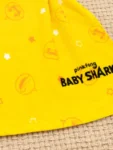 Vanilla Underground Yellow Character Baby Shark 100% Cotton Towel Poncho
