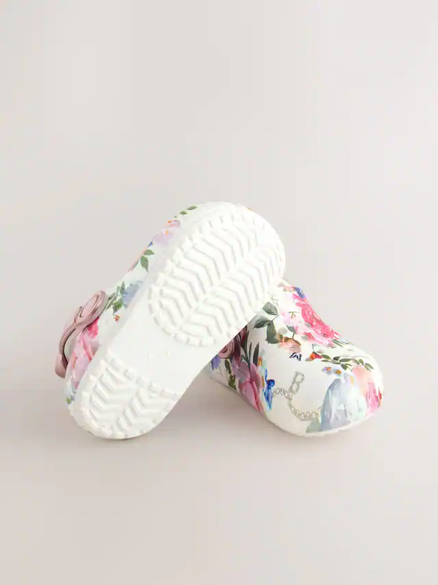 Baker by Ted Baker Girls Bow Clog Sandals