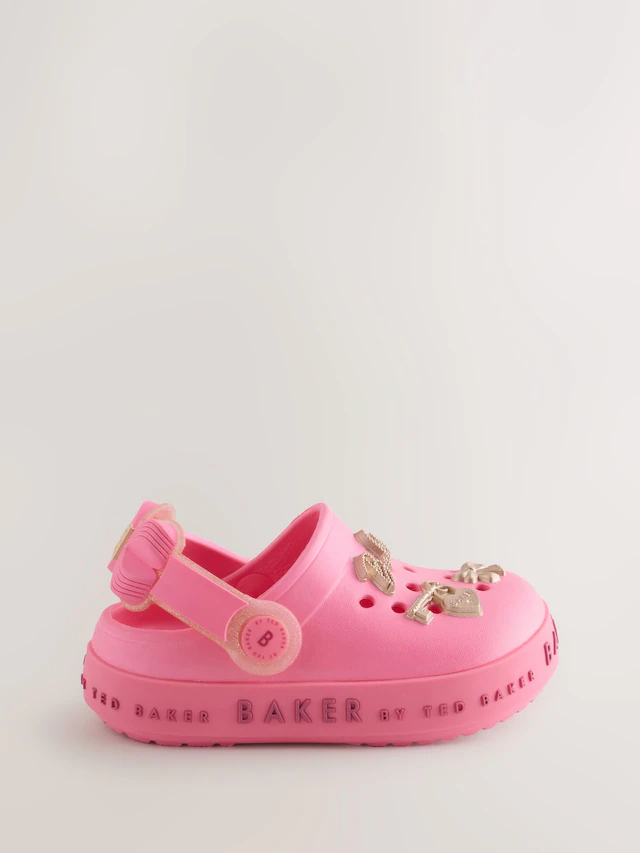 Baker by Ted Baker Girls Bow Clog Sandals