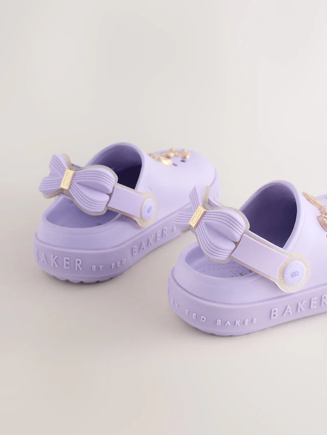 Baker by Ted Baker Girls Bow Clog Sandals