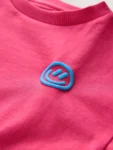 Pink Smile Short Sleeve Small Graphic T-Shirt