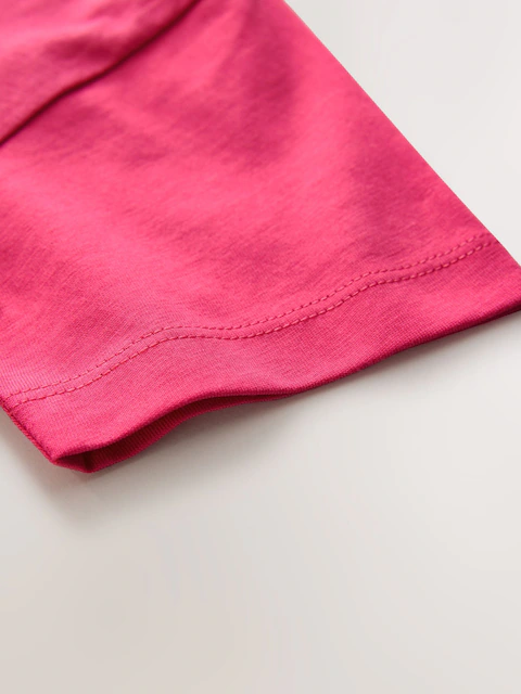 Pink Smile Short Sleeve Small Graphic T-Shirt