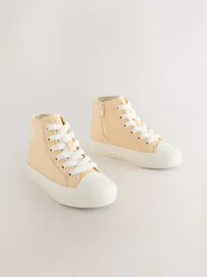 Yellow Standard Fit (F) High Top Trainers