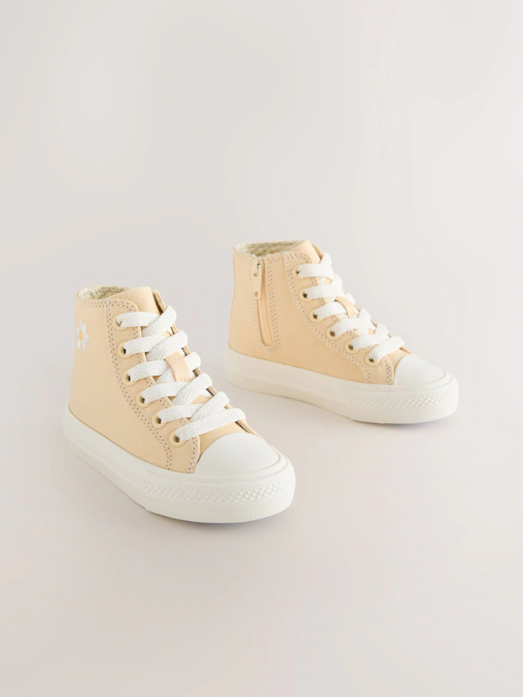 Yellow Standard Fit (F) High Top Trainers
