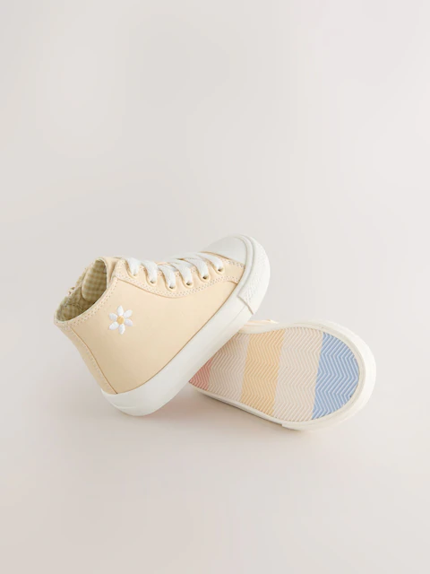 Yellow Standard Fit (F) High Top Trainers