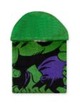Character Green Marvel The Incredible Hulk Print Towel Poncho