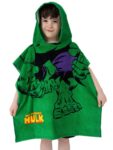 Character Green Marvel The Incredible Hulk Print Towel Poncho