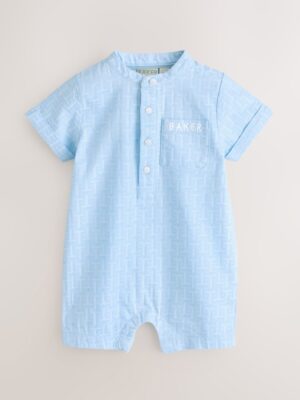 Baker by Ted Baker Blue Grandad Collar Romper
