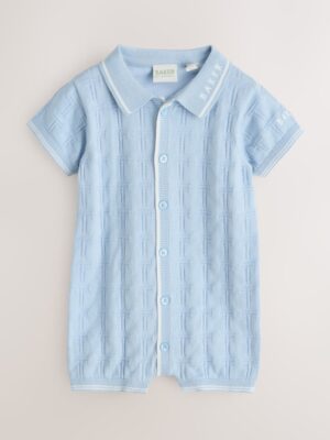 Baker by Ted Baker Blue Knitted Romper