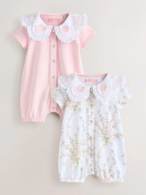 Baker by Ted Baker 2 Pack Collared Rompers