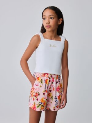 Baker by Ted Baker Multi Ruched Cropped Top & Fruit Short 2 Piece Set