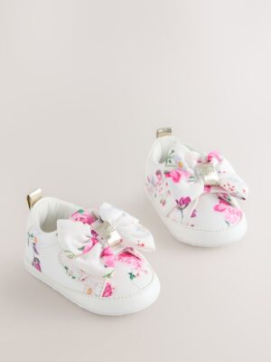 Baker by Ted Baker Baby Girls Organza Bow Padders Trainers