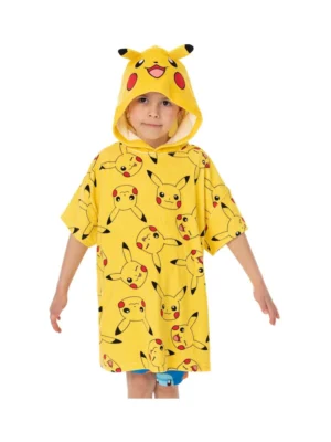 Vanilla Underground Yellow Pokémon Pikachu Towel Poncho