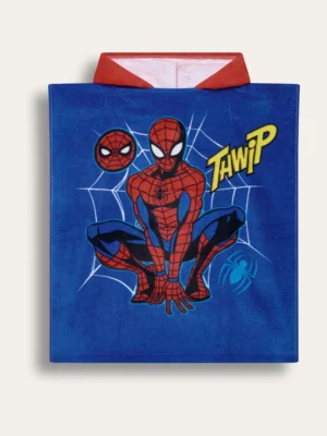 Brand Threads Blue Spiderman Poncho