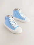 Blue Standard Fit (F) High Top Trainers
