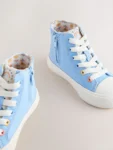 Blue Standard Fit (F) High Top Trainers