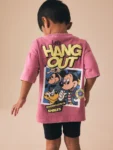 Pink/Black Mickey Mouse T-Shirt and Shorts Set