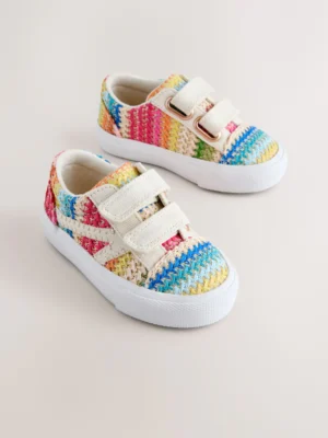 Rainbow Standard Fit (F) Touch Fastening Trainers