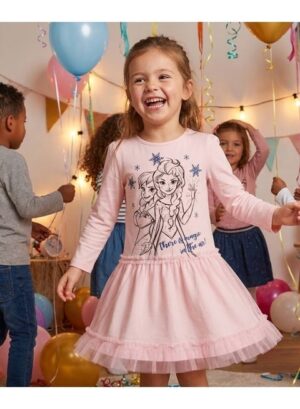 Disney Frozen dress for girls featuring elsa and anna