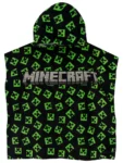 Character Green Minecraft Creeper Swim & Beach Towel 100% Cotton Poncho