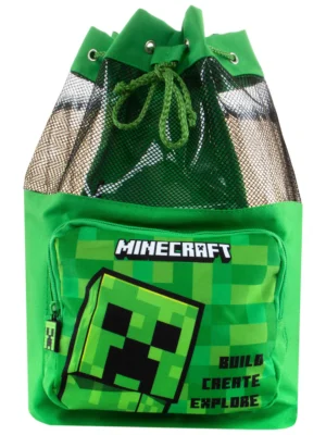 Character Green Minecraft Swim Bag
