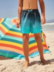 Blue Ombre Swim Shorts