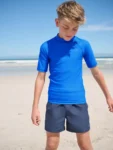 Cobalt Blue Short Sleeve Rash Vest