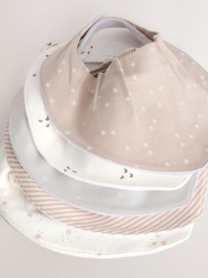 Neutral Baby Dribble Bibs 5 Pack