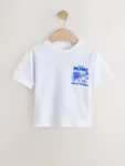 White Full of Beans Short Sleeve Graphic T-Shirt