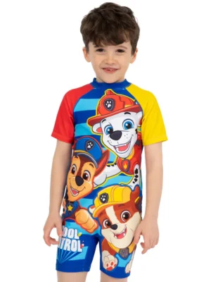 Character Blue PAW Patrol Chase, Rubble And Marshall Swimsuit